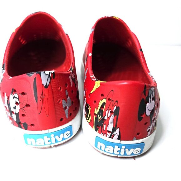 NAtive X Disney Minnie Mouse Red Jefferson Waterproof Slip ON Shoes - Picture 8 of 10